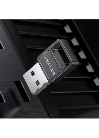 Bluetooth-адаптер DH8 Black (6941991109652) Borofone (327008012)