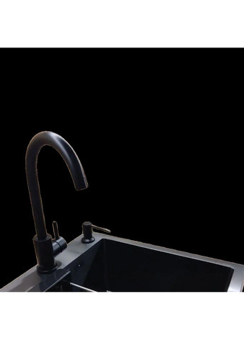 Комплект кухонної мийки KRP Schwarze - 5050HM PVD Kroner (358934140)