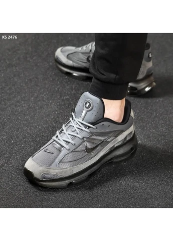 КРОССОВКИ ЖЕНСКИЕ NIKE AIR GRAY НАЙК АИР СЕРЫЕ No Brand серые демисезоны (392009228)