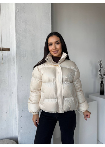 Молочний демісезонний Пуховик Style Point