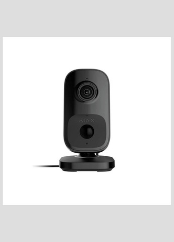 Wi-Fi камера видеонаблюдения IndoorCam (Black) с ИК-датчиком движения и встроенным ИИ Ajax (337115153)