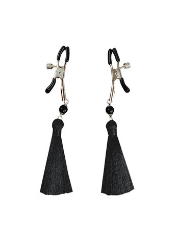 Зажим для сосков - Nipple clamps Black Tassels Art of Sex (369952666)