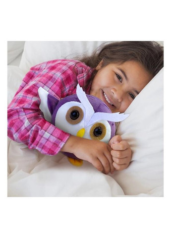 Мягконабивная игрушка "Круглик Сова" МС 080501-12 бело-фиолетовый 18 см No Brand (330603865)
