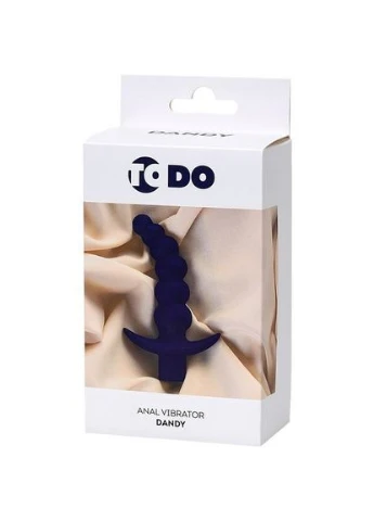 Анальна пробка ToDo Anal Vibrator Dandy, 13.5 см (фіолетовий) ToyFa (374631660)