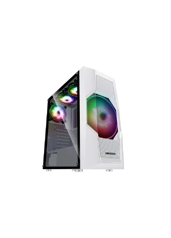 Корпус Turbo G2057W без БЖ 2xUSB3.0, 1xUSB2.0, 1x200мм ARGB, 3x120мм ARGB, VGA 345мм, LCS ready, HUB, TG Side Panel, ATX, білий 2E Gaming (393475376)