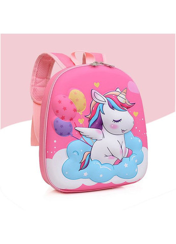Рюкзак дитячий дошкільний каркасний з єдиноріжкою 30*27*8 см No Brand (317183432)