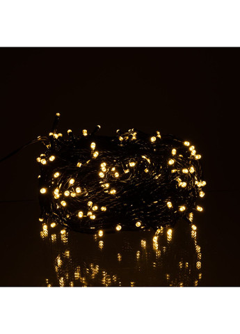 Гірлянда Нитка вулична 30 (м) 300 LED чорний провід Жовтий CF300L30MBY (A-040646) Garlando (366239047)