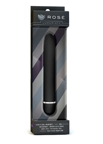 Классический вибромассажер ROSE-LUXURIATE BLACK Blush (383078369)