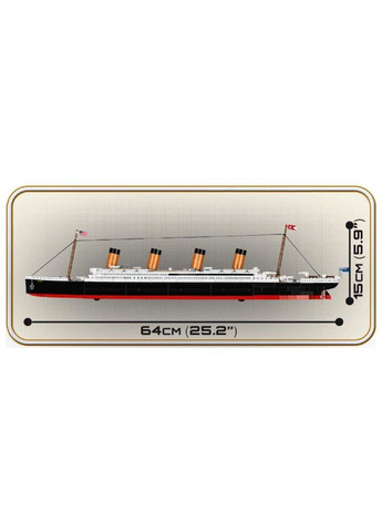 Конструктор Титаник 1:450, 722 детали (-1929) Cobi (281426078)