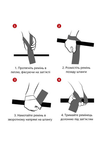 Лямки на руки для тяги, лямки-петлі для жиму штанги 2 шт ( ) AOLIKES (366666456)