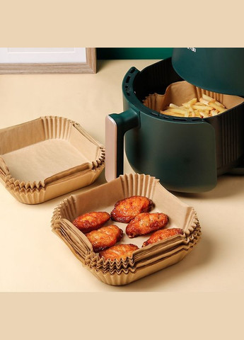 Силіконізовані пергаментні форми 16 см набір 30 шт для аерогрилю та духовки 29354 No Brand (337713443)