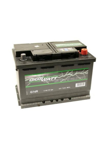 Акумулятор автомобільний (0185757404) Gigawatt 74А (370019240)
