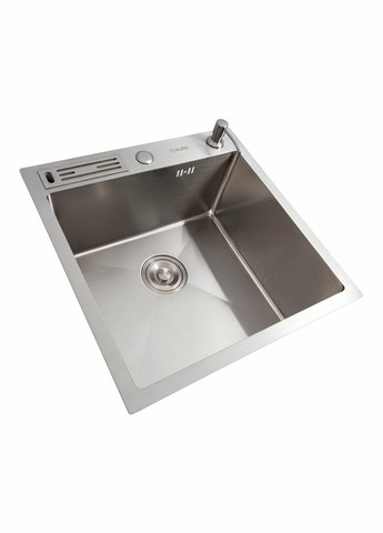 Кухонна мийка нержавійка 50*50 Handmade з підставкою для ножів (3,0/0,8) Valeso (336932395)