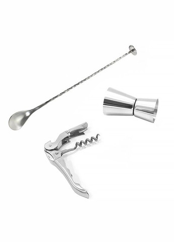 Набір для бара Youchen MC-B9 у чохлі 12 предметів шейкер Джиггер Ложка Мадлер Стрейнер Щипці гейзер 22 шт. Kuerl (352011593)