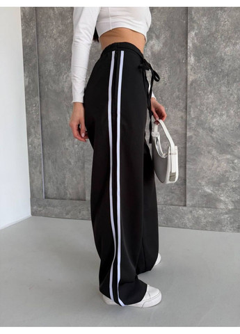 Штани з лампасами костюмка,пояс позаду на резинці Україна (355793819)