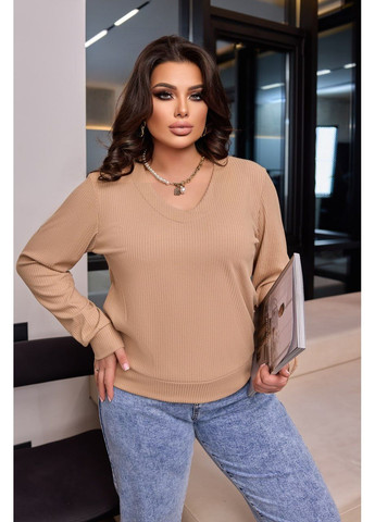 Бежевий демісезонний светр — замір в описі GD/GL Модний простір