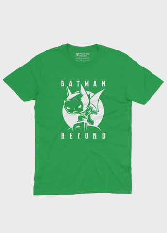 Зелена демісезонна футболка для дівчинки з принтом супергероя - бетмен (ts001-1-keg-006-003-040-g) Modno