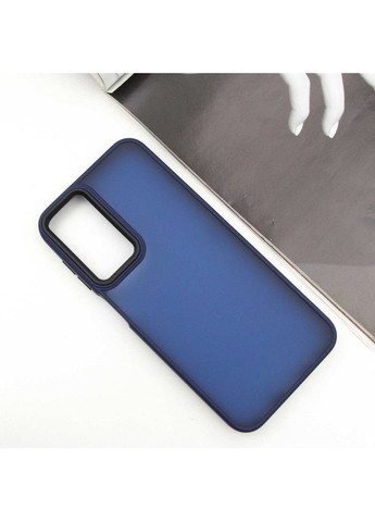 Чохол TPU+PC Lyon Frosted для Samsung Galaxy A25 5G Темно-синій Epik (373255198)