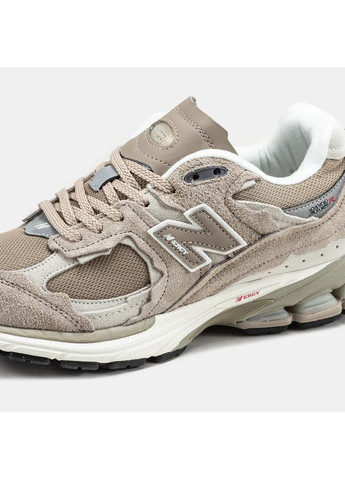 Бежевые демисезонные кроссовки мужские new balance 2002r biege нью беланс 2002r No Brand