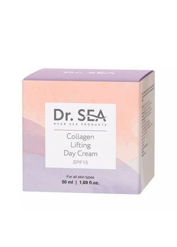 Dr. Sea Денний крем - ліфтинг для обличчя Dr.Sea з колагеном SPF15, 50 мл — Крем, Ізраїль (303402314)