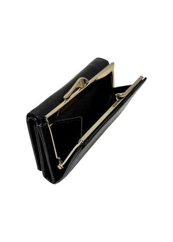 Жіночий гаманець з еко-шкіри C-0482-B чорний 10,5 x 8,5 x 3 Saralyn (367263659)