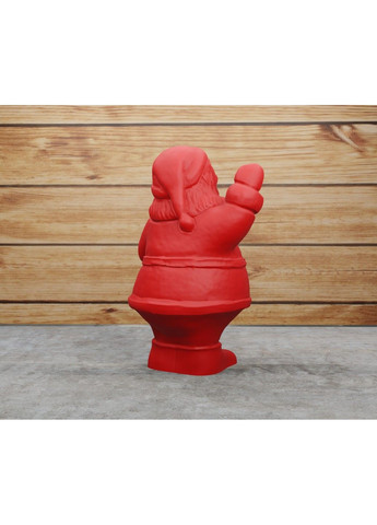 Фігурка. Рокобільний Санта Клаус (святий Миколай, дід мороз) з піднятою рукою ЗаСвіт (280940584)