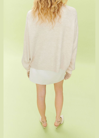 Бежевий демісезонний в'язаний светр H&M