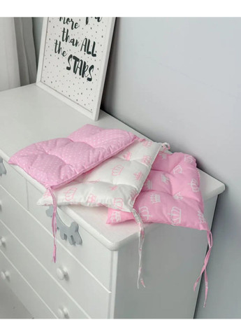 Подушка м'яка для дитячого стільчика 23х28, біла No Brand (366391632)