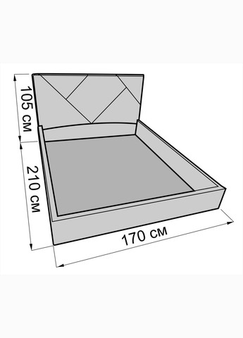 Ліжко з підйомним механізмом Пронто ТМ No Brand (322500696)