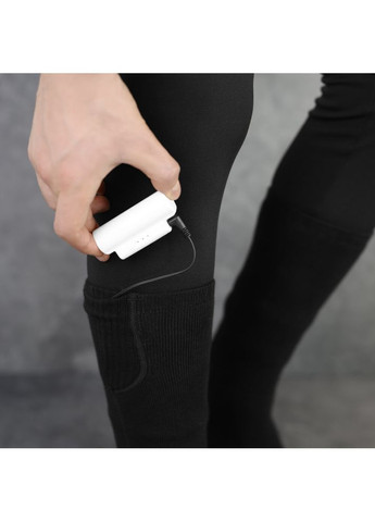 Чёрные термоноски с подогревом hot черный Pobedov однотонные (316301569)