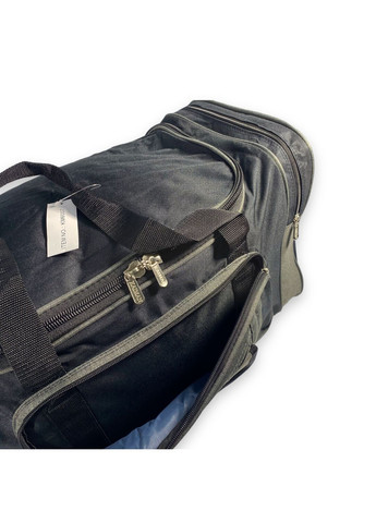 Дорожня сумка одне відділення бокові кишені фронтальні кишені розмір: 60*35*30см чорнахакі Kaiman (266912181)