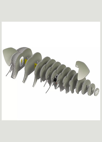 Сборная 3D модель Зоопарк Слон (XEG-010) Eugy (333252831)