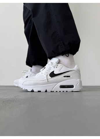 Білі Осінні кросівки чоловічі nike air max 90 classic white найк аір макс 90 No Brand