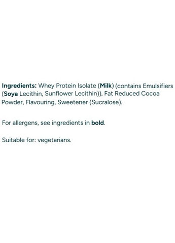 MyProtein Impact Whey Isolate 1000 g /40 servings/ Chocolate Natural My Protein (361669000)