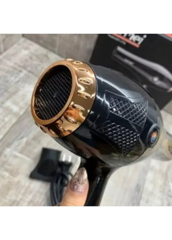 Фен для сушіння волосся Gemei 1800 Вт з 2 швидкісними режимами та 1 насадкою GM-1776 Geemy (369766353)