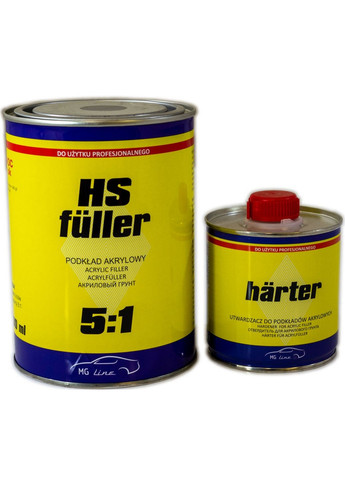 Грунт акриловый 5:1.8 л HS Fuller (отв. Harter - 160 мл) No Brand (289366975)