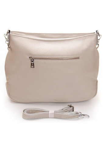 Женская кожаная сумка классическая 2037-9 white-grey Alex Rai (316192834)