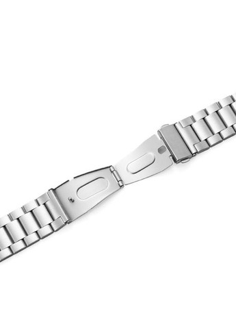 Браслет / ремішок для класичних і смарт годинників. Колір: срібла. Ширина 22 мм. Штамповка No Brand (370101554)