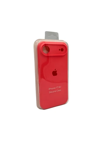 Чехол для смартфона Silicone Full Case AA Camera Protect для Apple iPhone 17 Air 50, Pink Orange Silicone Case (382474843)