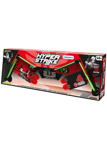 Лук для гри Hyper Strike, 4 стріли, червоний () ZING HS470R (335030536)