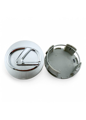 Колпачок для дисков Лексус заглушка для дисков 62/56 мм серые с хромом (1 шт.) Lexus (354698752)