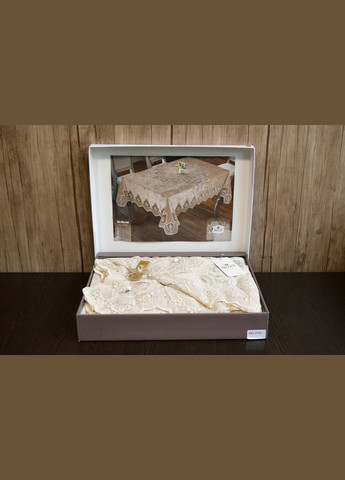 Велюрова скатертина Meltem 160х350 Selin (338425258)