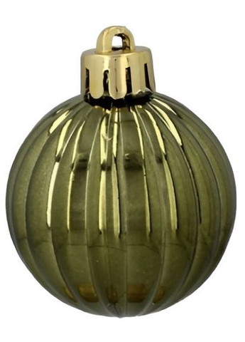 Елочные пластиковые шарики компл. 16шт, Ø 4см, золотистые и белые Chomik (366082193)