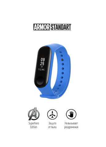 Ремешок Superhero Edition для Xiaomi Mi Band 4/3 Superman Blue (ARM55071) ArmorStandart (260410082)