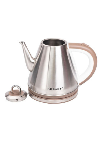 Чайник электрический 1.5 л электрочайник дисковый 1100 Вт Sokany (369143366)