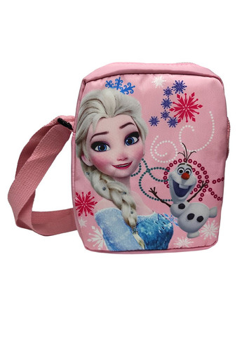 Детская сумка через плечо для девочек Холодное сердце Эльза и Олаф (Frozen Elsa) розовая FFC (329902227)