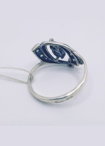 Каблучка срібло 925° 1,90г. чорніння (14с189) Сапфір 14С189 (306432450)