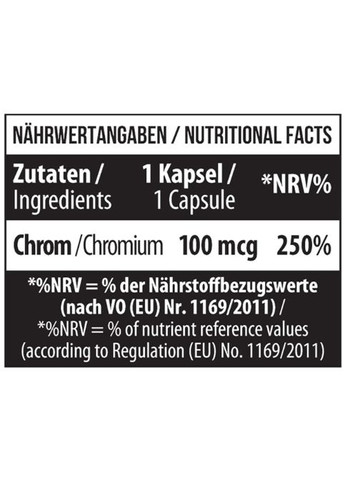 Healthy by MST Chromium Picolinate 60 Caps MST Nutrition (321267473)