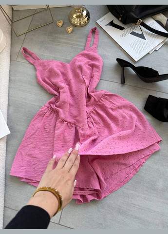 Розовое повседневный, праздничный женское платье-комбинезон Avanti