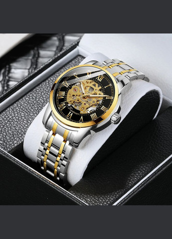 8250 Silver-Black механический сasual, классический Winner (324213832)